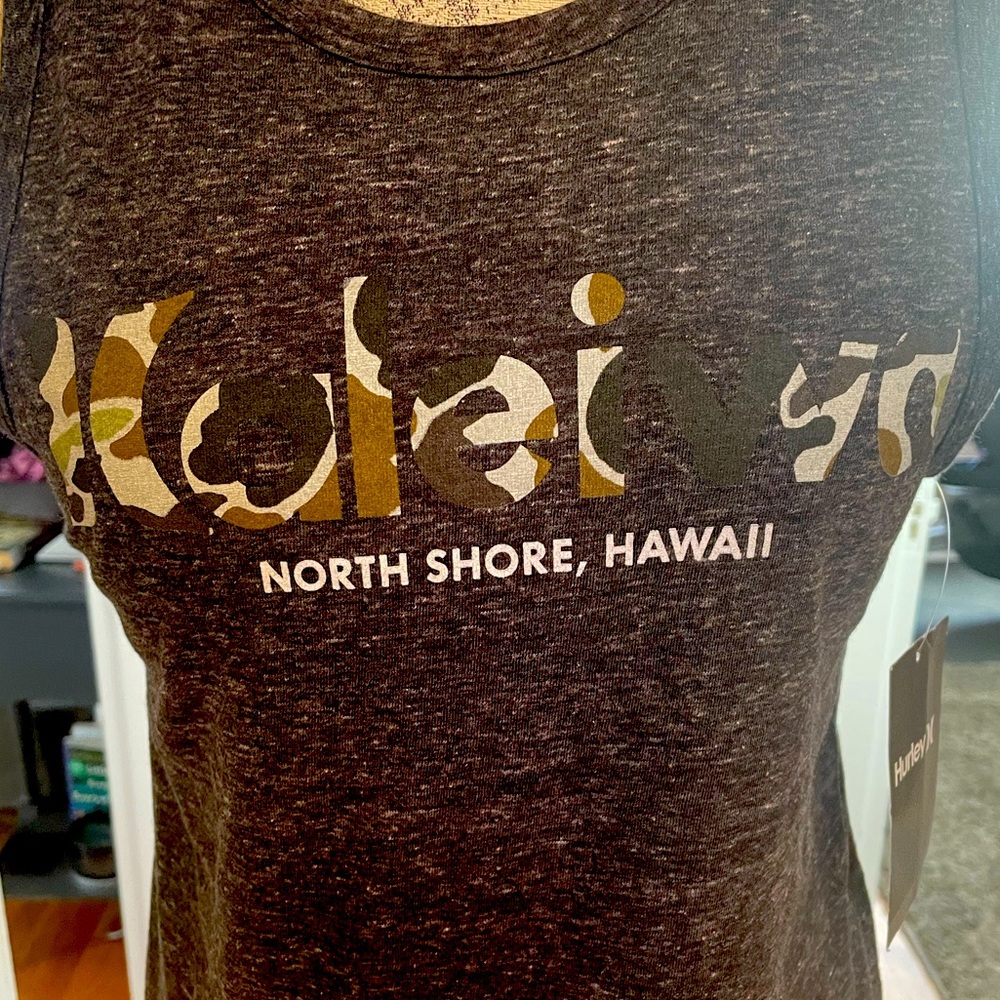 NWT heather gray Hurley Haleiwa tank
